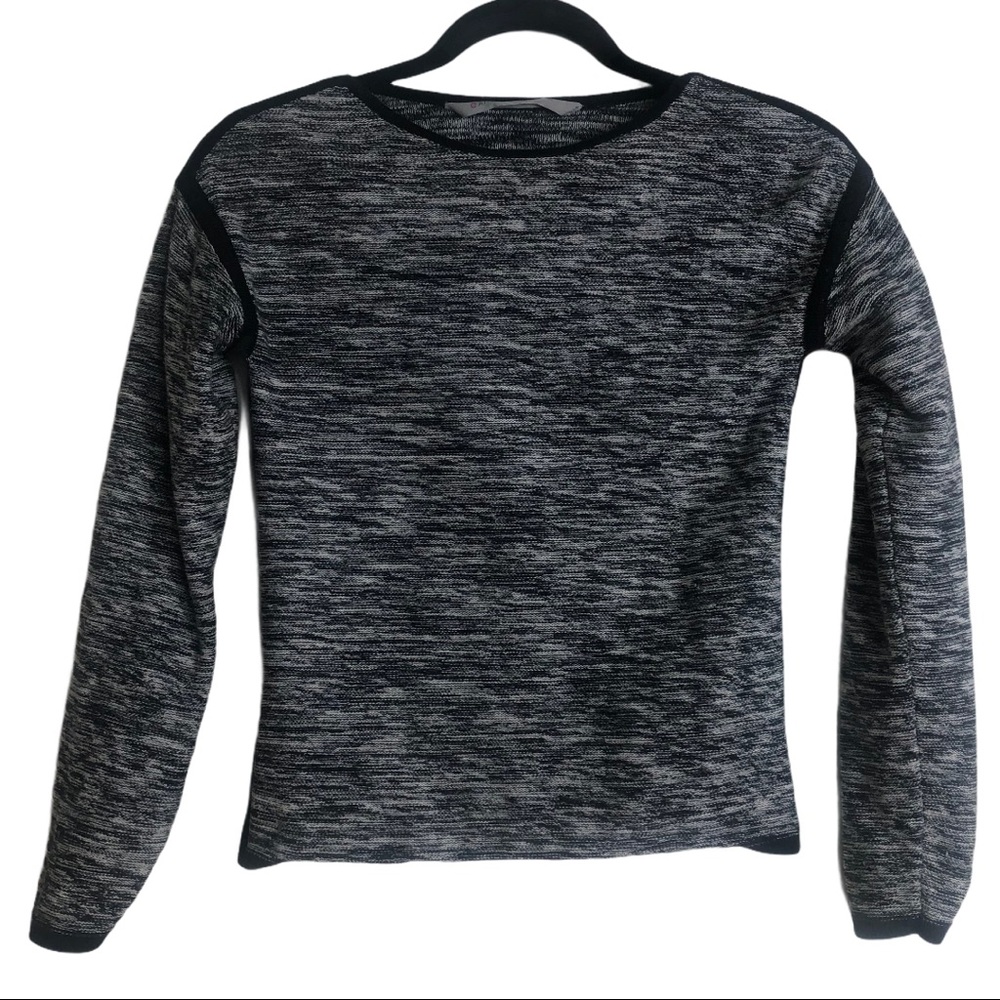 Athleta Heather Gray/Black Sweater Size XXS